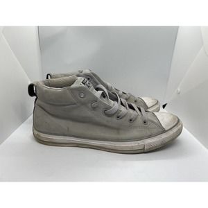 Converse Chuck Taylor All Star Street High Gray Leather (150345c)Mens 11